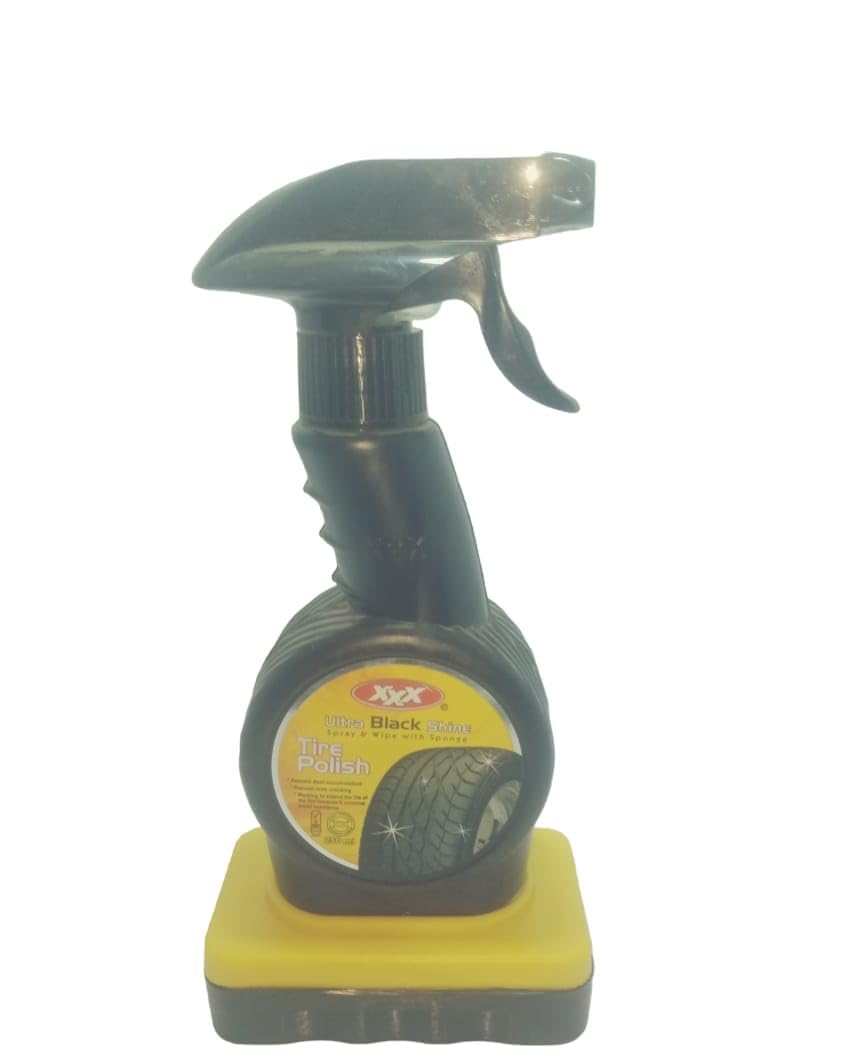 Coach Car Tire Polish 250ml - Charcoal, Fine Grit, Liquid, Rubber Compatible