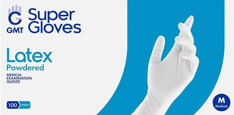 GMT Super Gloves Latex (Medical Examination Gloves) 100 pcs