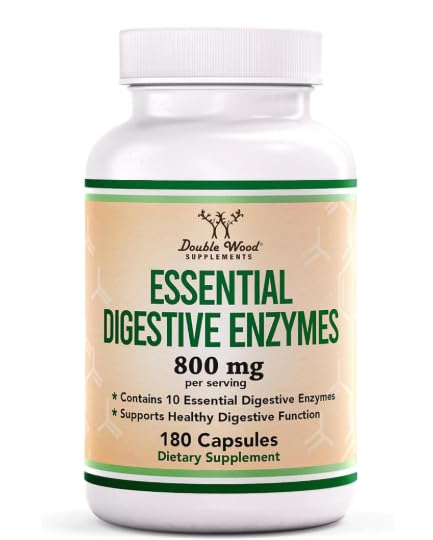 Elite E-10 Multi-Enzyme Matrix - 800mg Advanced Metabolic Catalyst - 10 Essential Digestive Bio-Active Elements (Amy, Lipa, Brom, Lact, Papa & More) - Systemic Core Balance & Comfort - Non-GMO