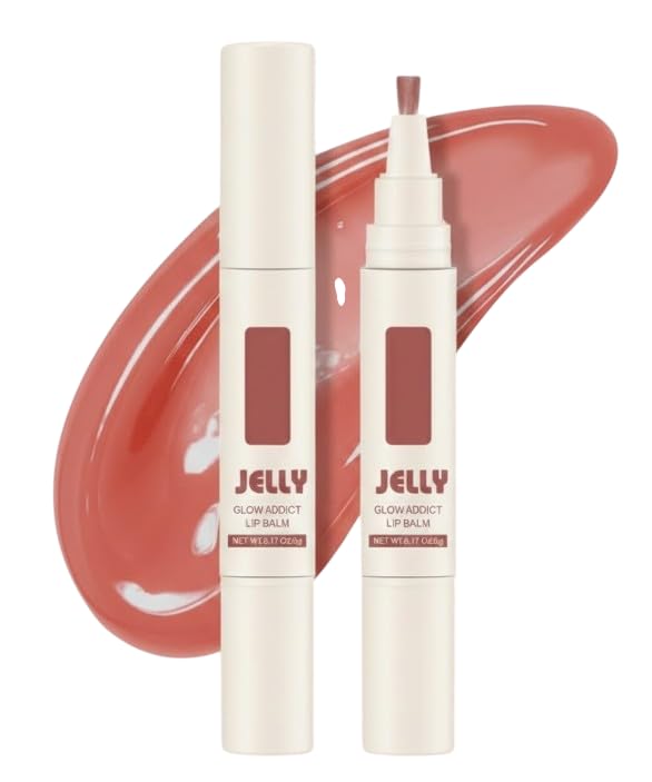 Jelly Moisturizing Lip Oil 1Pc -Hydrating Lip Gloss Set Plumping -lip Balm Long Lasting Glow Oil Lip Care -N03