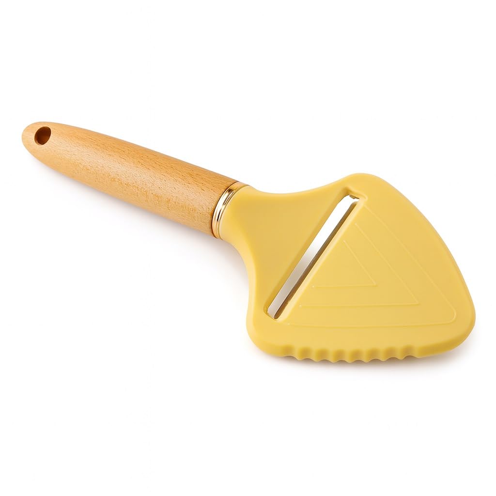 Home Care XC-91 Premium Wooden-Handle Peeler Elegant Kitchen Prep Tool, Wood/Metal