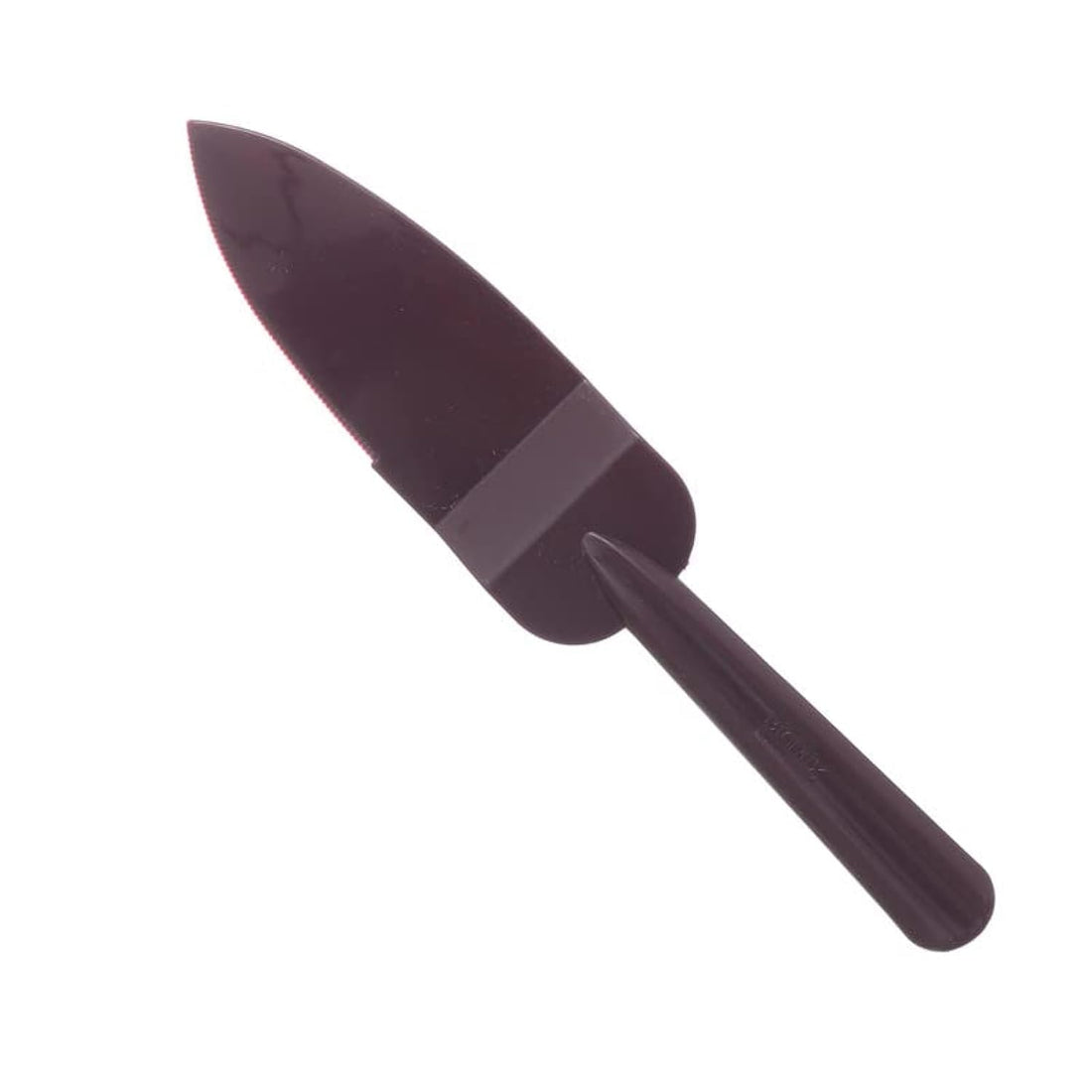 Brownie Plastic 2 Piece Cake Serving Knife Set, Burgundy