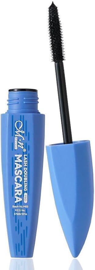 BUY ONE GET ONE * Doubling Mascara – Volumizing, Incredible Length in 2 Coats – Long-Stay, Zero Clumps, Hypoallergenic (Black) 2 pc