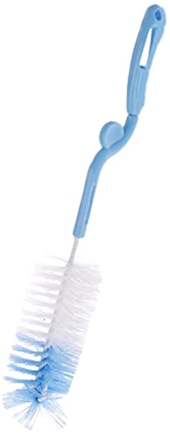 La Frutta Baby Bottle Brush - Blue and White