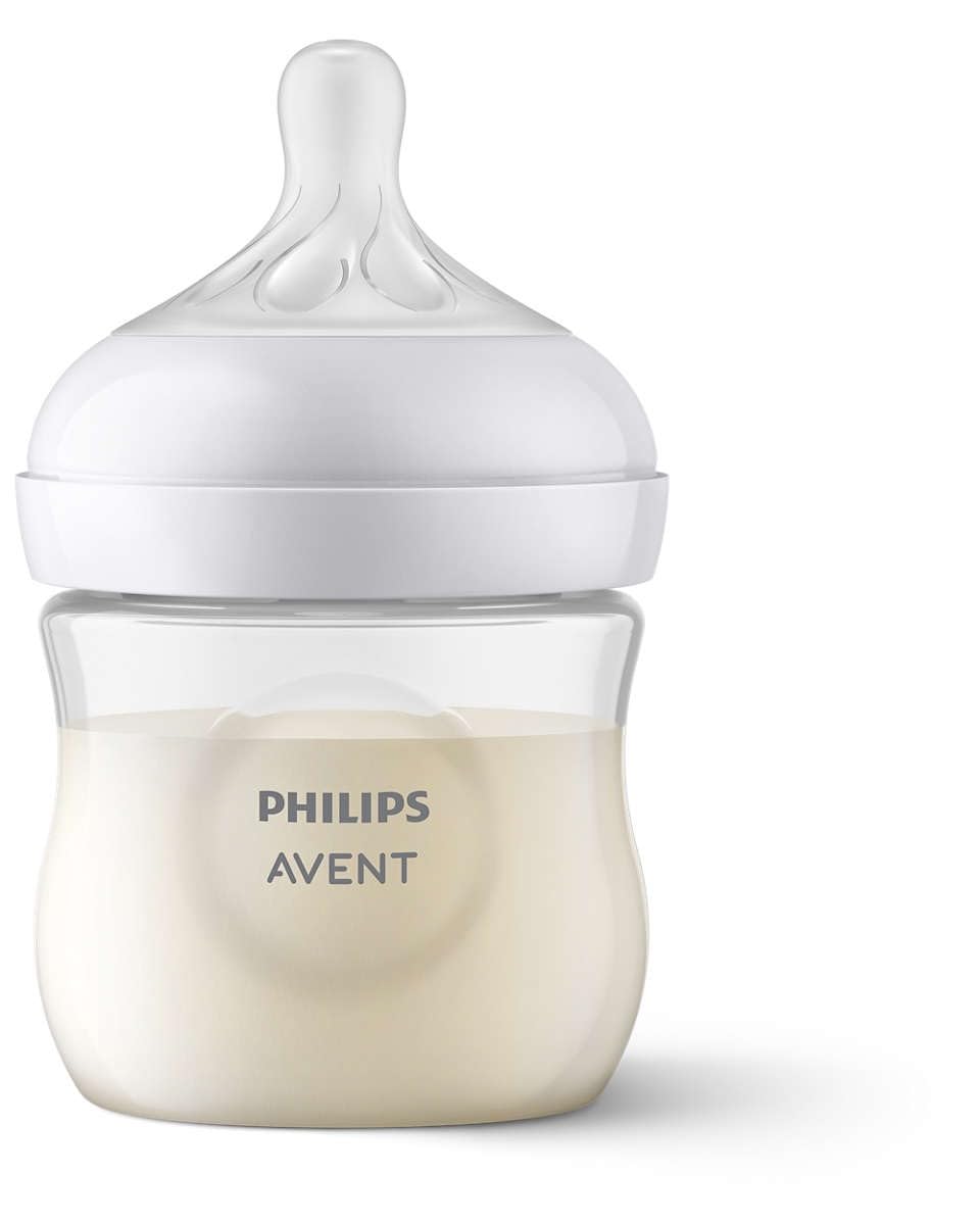 Philips Avent Baby Bottle with Natural Response Teat, 125 ml Capacity