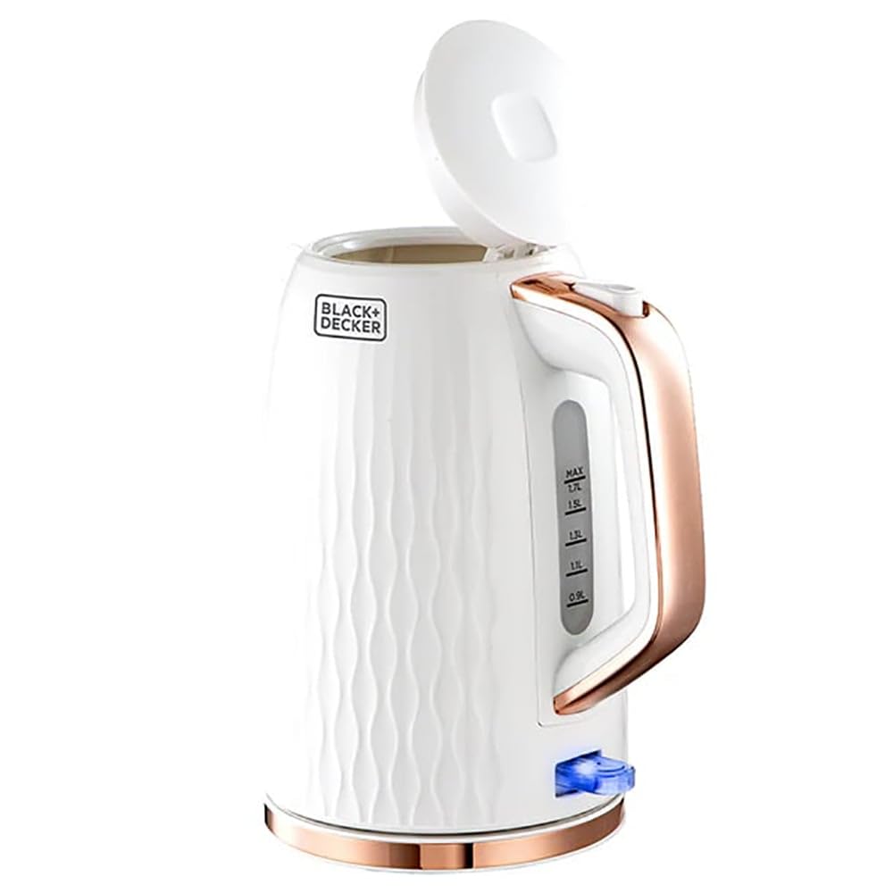 Black and Decker 2200W Plastic Water Kettle, 1.7 Liter Capacity