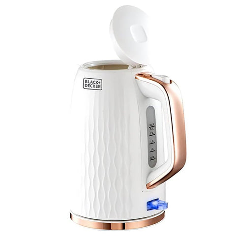 Black and Decker 2200W Plastic Water Kettle, 1.7 Liter Capacity