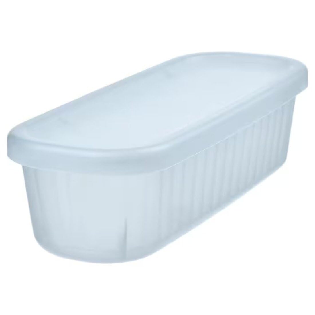 Digital Shoppy RYKTA Storage box with lid, transparent, 9x24x7 cm/0.5 l