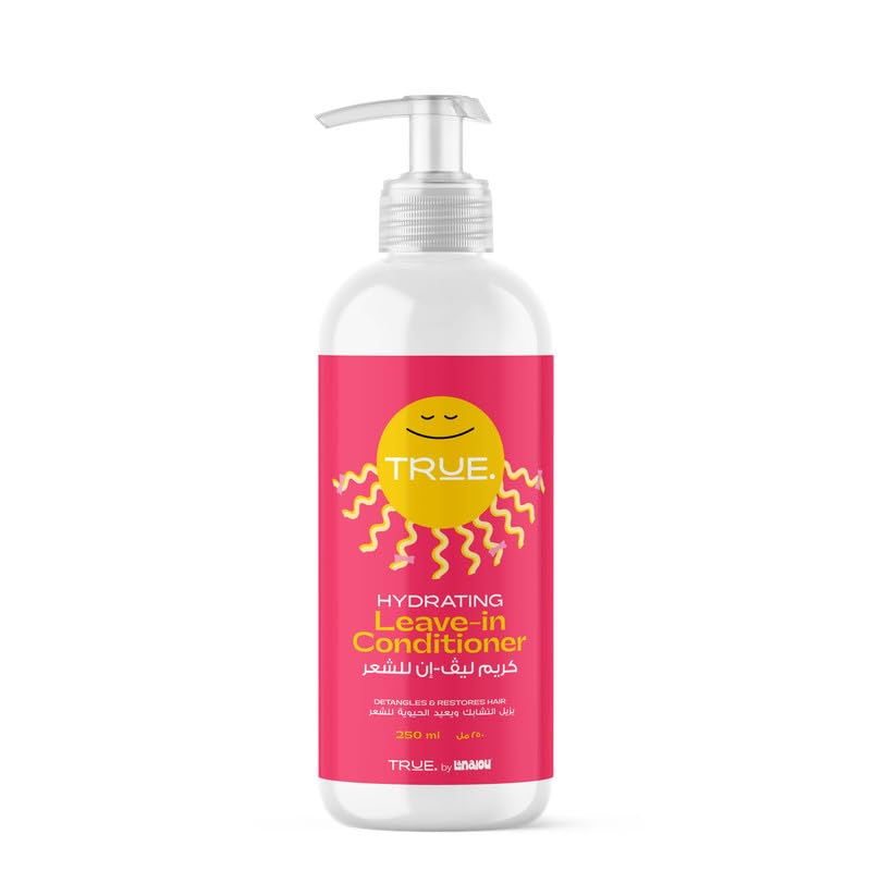True by Lanalou | Baby & Kids Hair Leave-in Conditioner | Detangles for silky smooth hair & frizz Control | Tear-free/Dermatologically Tested/Non-Toxic | After-Bath Essentials | 250ml