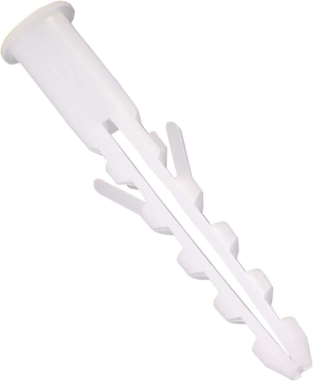 White Plastic Fisher Wall Plug (6 cm) (50pieces)
