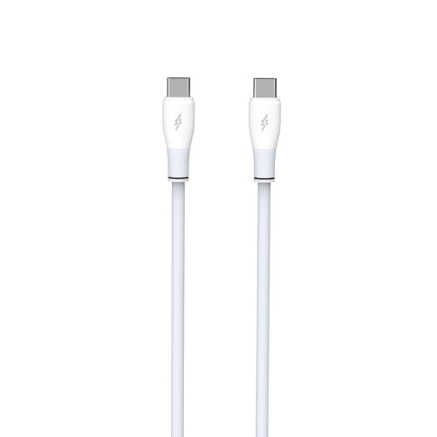G-Power GP-C30 (USB-C to USB-C) 65W Fast Charging Cable, Compatible With iPhone 15 series, Samsung Galaxy and Note series, and Google Pixel phones, 1.2M - White