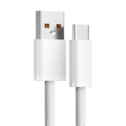 Heavy Duty USB-C Cable 25W | 2Meter 5A Fast Charging, 480Mbps Data Transfer | For Apple iPhone 15/16 Pro Max, Samsung Galaxy S25/S24 Ultra | Braided Type-C Charger, Reinforced Connector| Made by LDNIO