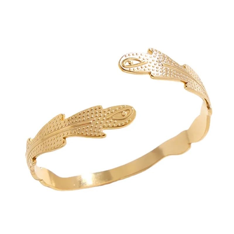 Bracelet Feather Opening Temperament New Arrival Accessories for Women Jewelry Party Gifts