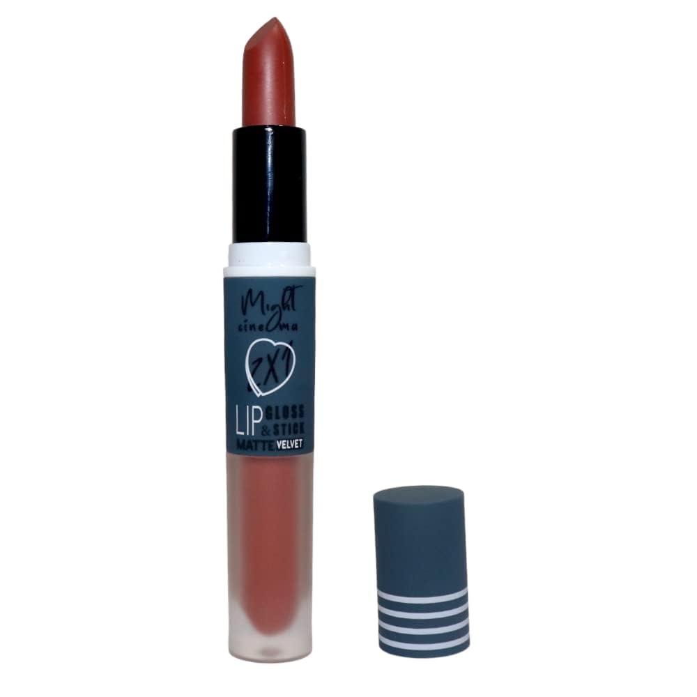 Might Cinema 2x1 Lip Gloss&Lipstick Matte Velvet-Shade Number 202