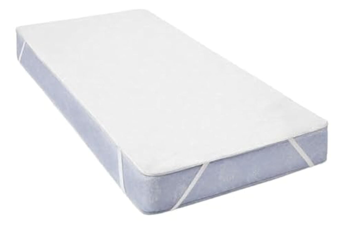 Snooze Microfiber Waterproof Mattress Protector, 100X200 cm - White
