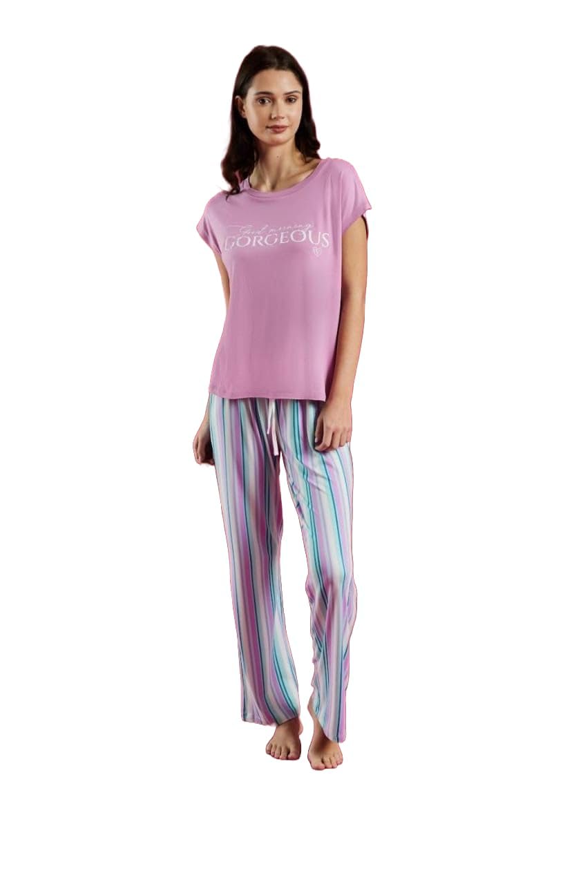 9Street Corner Pajama Set & Pants For Women P2559-Parent