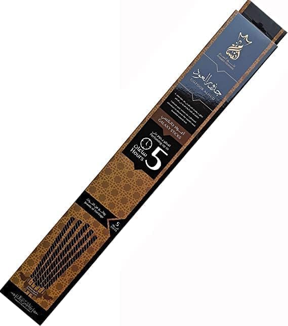 Ansaam Incense Sticks Ansam,5 Hours Fragrance,5 Galaxy Sticks (Oud Root)