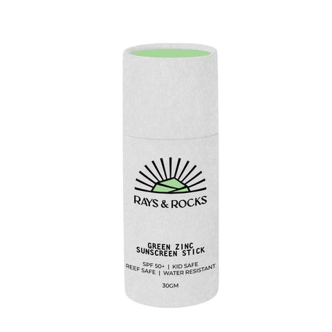 Zinc Sunscreen Stick, SPF 50+, Water Resistant, Green, 30g