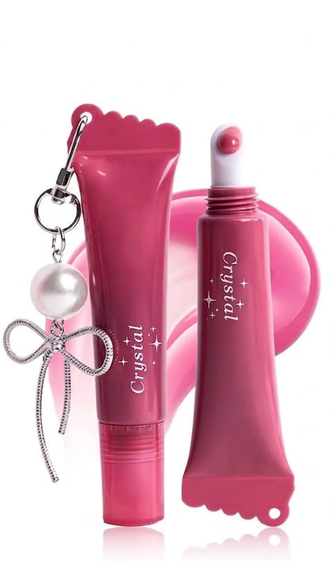 CRYSTAL LOVESHINE High Pigment Glossy Long Lasting OIL Therapy Glossy Lip Gloss | Nourishing & Hydrating Gloss | Lightweight, Highly Pigmented and One Swipe Application-7.8ML (N-5)