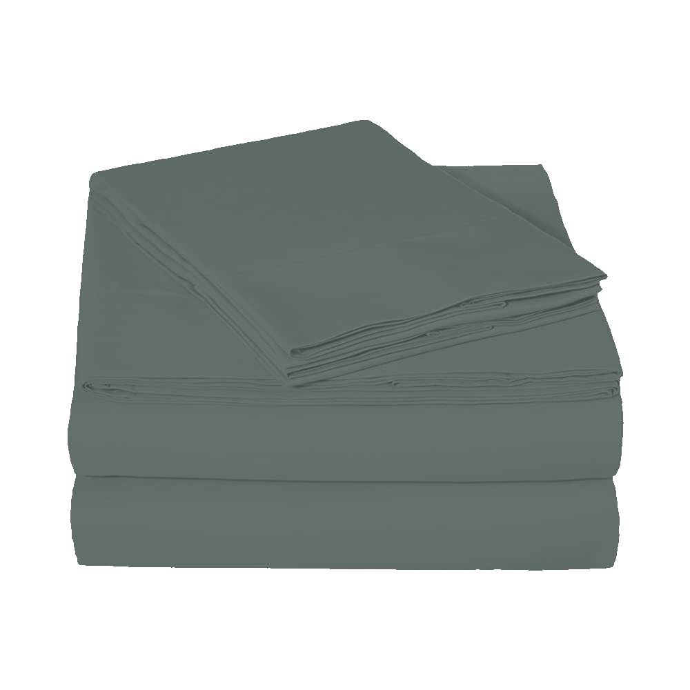 Jalsa Queen 5 Piece Bedding Set, Cotton and Microfiber, 1 Fitted Sheet, 4 Pillowcases, 180x200cm, 180x45cm, 50x70cm