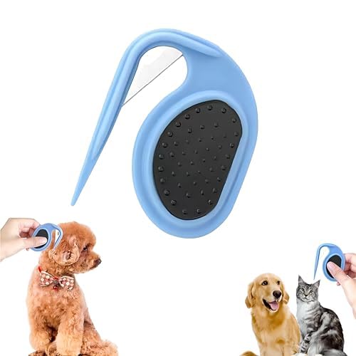 Pet Knotting Comb, 2024 New De Knotting Comb for Dog, Cat Knotting Comb(1PC,Blue)