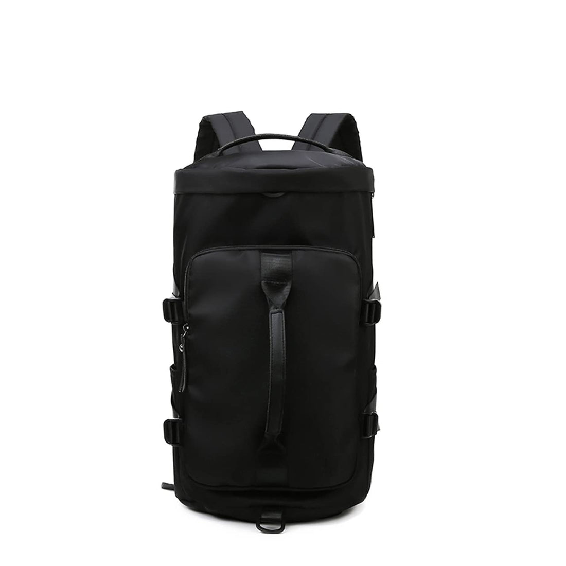 Sport Duffel Backpack Gym Bag for Women Holddall Rucksack with Shoes Compartment for Travel Yoga, A: Black