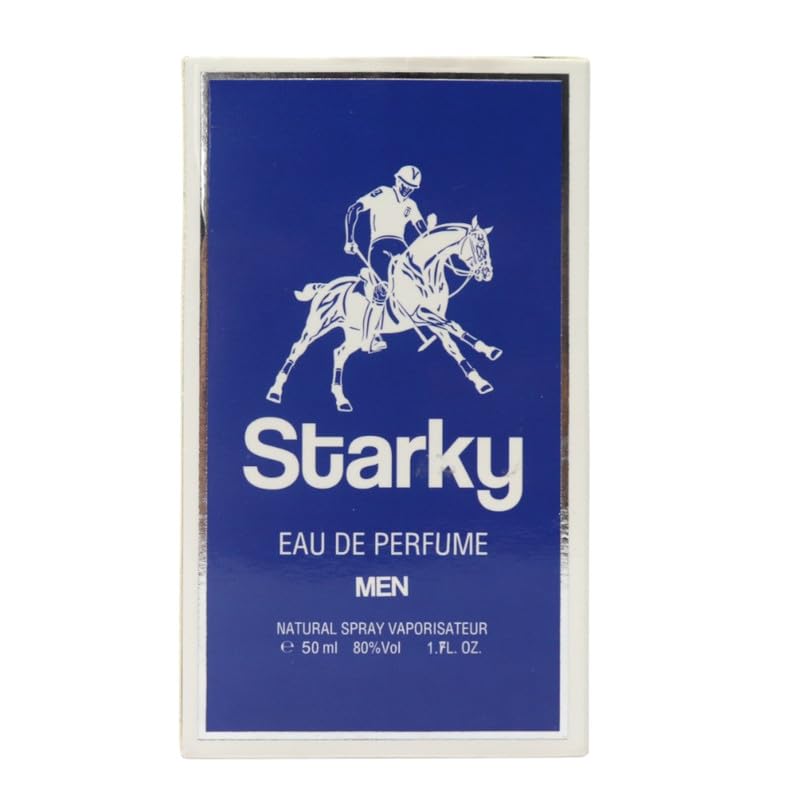 Starky Eau De Perfume Natural Spray Vaporisateur For Men-Blue-50ml