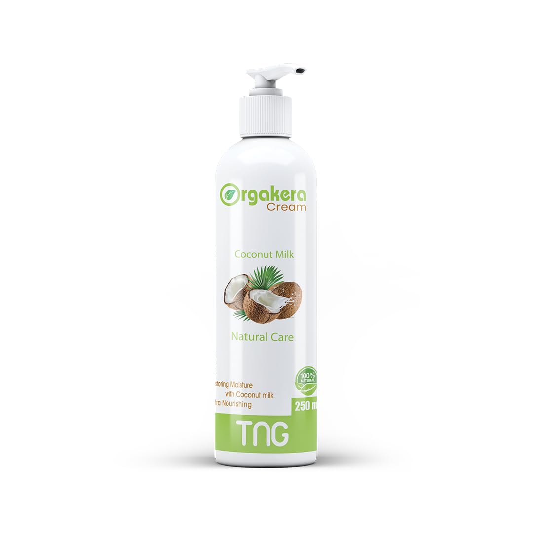 Orgakera Cream Natural Care Moisturizer with Coconut Milk - 250 ml