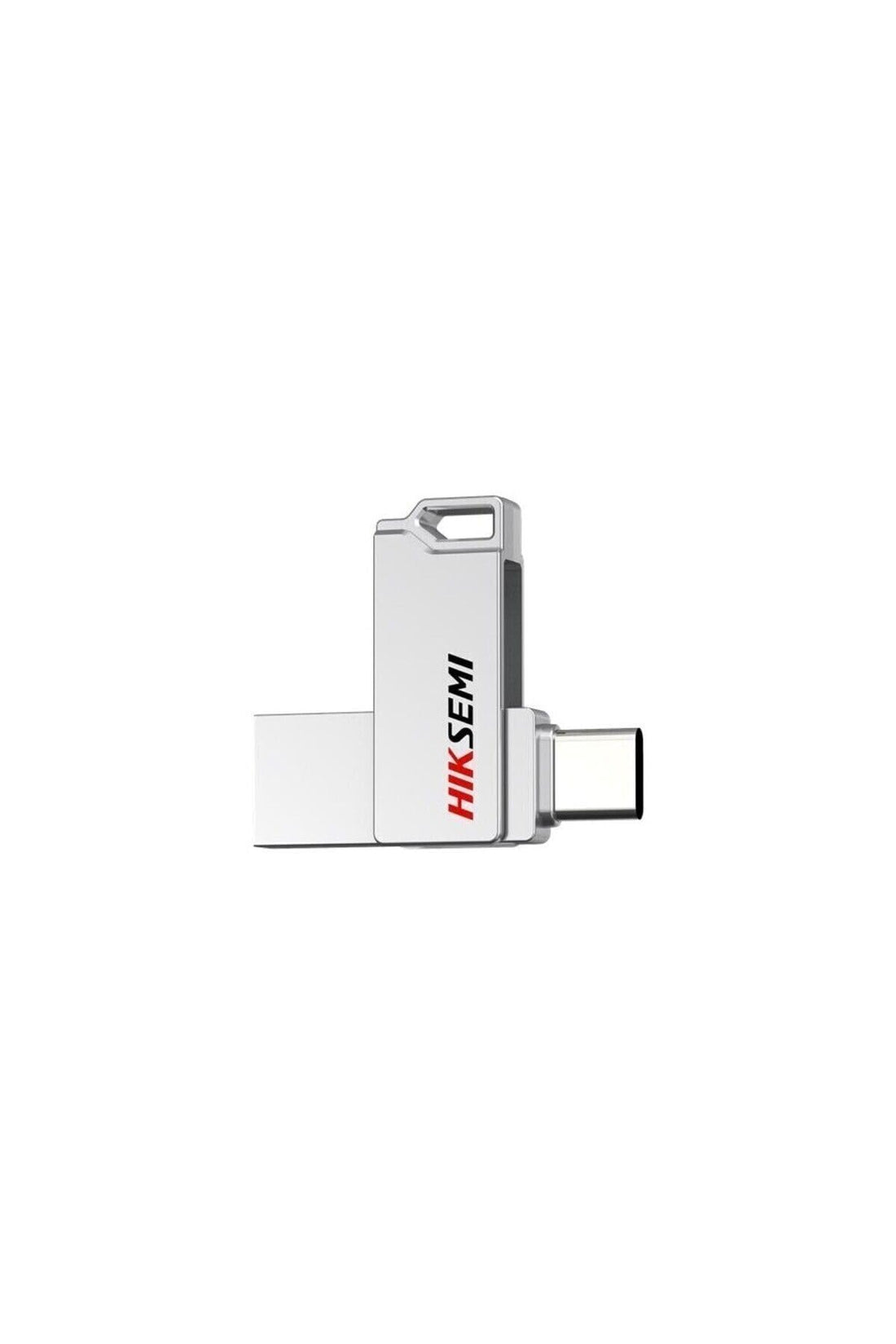 HIKSEMI 256GB USB 3.2 and Type A+C Dual Flash Drive | HS-USB-E327C 256G U3 Silver | Read speed up to 150 MB/s and Write Speed up to 45 MB/s | 5 Years Local Warranty