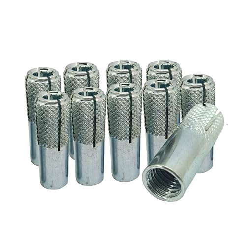 Fisher Akmon D Galvanized Stainless Steel Rivet Clips - 12mm - 10 Pieces - by Rana Store