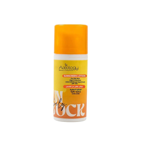 Axiology Sunscreen Lotion for Oily Skin, SPF 50+, UVA/UVB Broad Spectrum, High Protection, 30ml