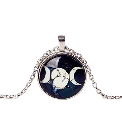 Neckalce Tree The moon Glow In The Dark Nightlight - Glass