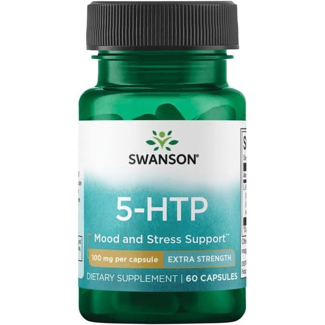 5-HTP Supplement – 100mg per Capsule | 60 Capsules | Natural Griffonia Seed Extract for Mood Balance, Relaxation & Sleep Support | Non-GMO, Gluten Free