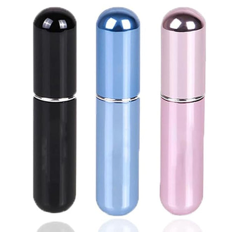 -Perfume- Portable Travel,Refillable Perfume Atomizer,Pocket Mini Atomizer Can,Portable Atomizer Dispenser,Leak Proof Aroma Pump Canister,Travel Accessories 5ml-3pcs-by Rana Store