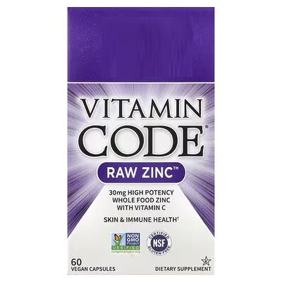 Vitamin, Zinc, Vitamin C, 60 Capsule, with Practical Pill Box, Laboratory Tested, Gluten Free, Soy Free, Vegetarian