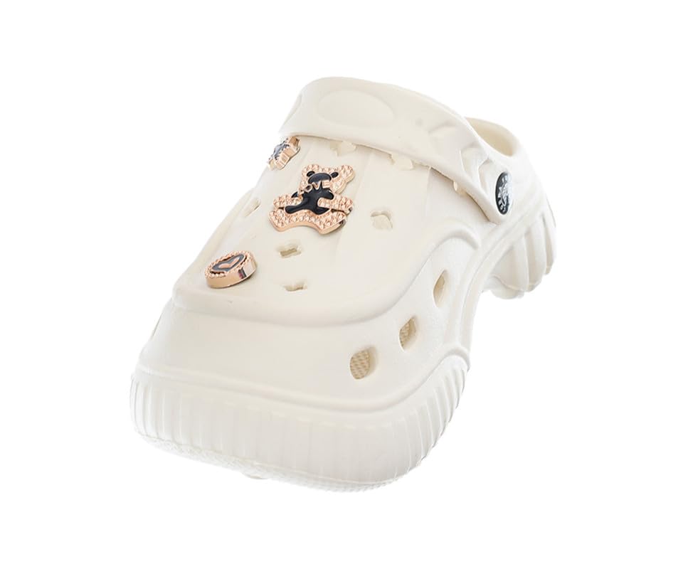 Girl's LOTUS Pure EVA - X- Clogs Off White, 34/35 EU