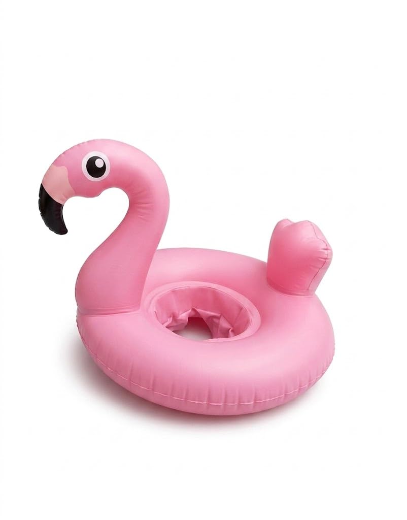 Inflatable Flamingo Float Durable PVC Comfortable Stable Design 60cm Summer Accessories