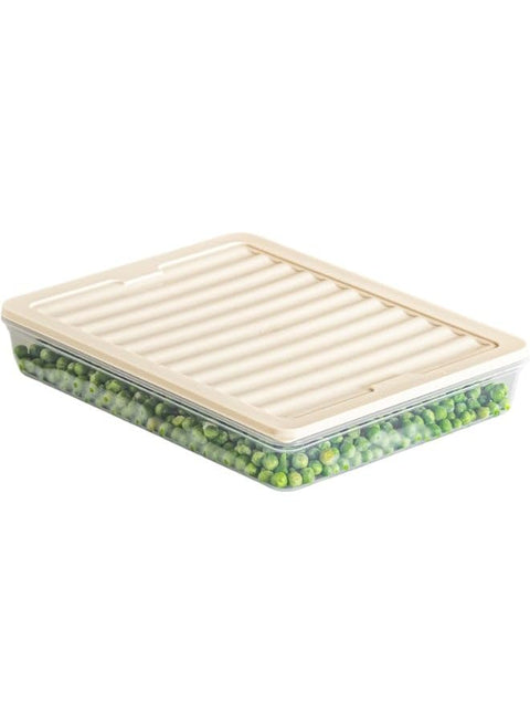 Box Deep Freeze 2400 ml, Rectangular Wide Plastic Food Storage Container, BPA Free, Suitable for Deep Freezer, Ideal for Storing Cooked Food, Vegetables, Fruits, Meat, Fish, and Ready Meals, Stackable