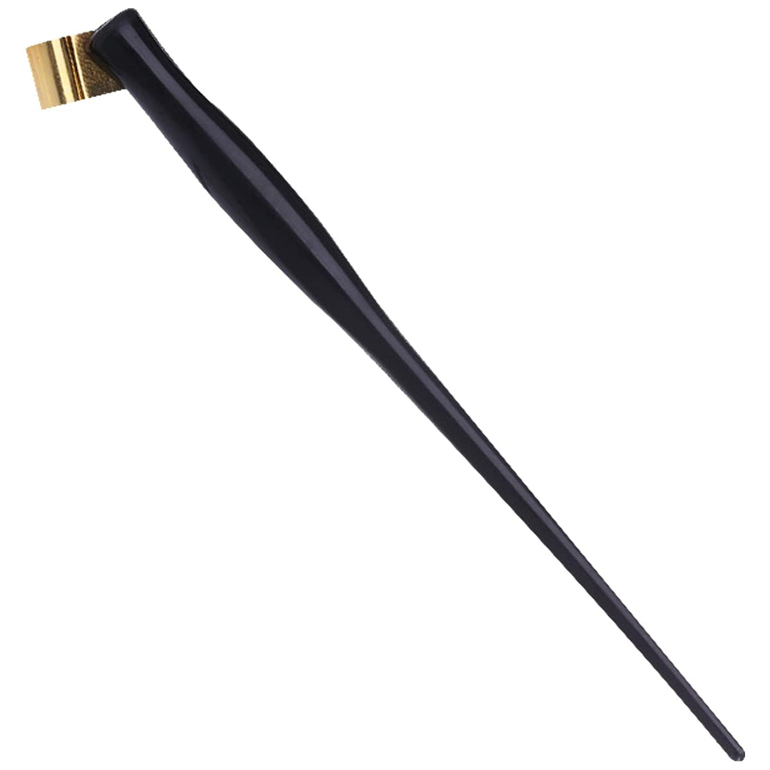 NA Calligraphy Oblique Dip Pen Nib Holder Dual Use Replaceable Nibs Holder for Write Swash English Art Words Metal Flange Gold