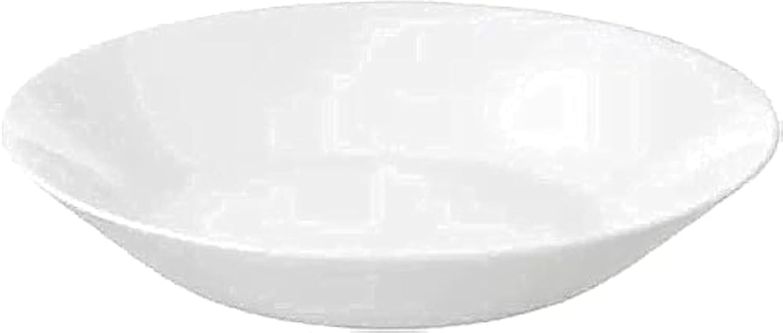 Dinner Plate Tempered Glass Porcelain Shape Side Plate Set (20in, Deep, 6)
