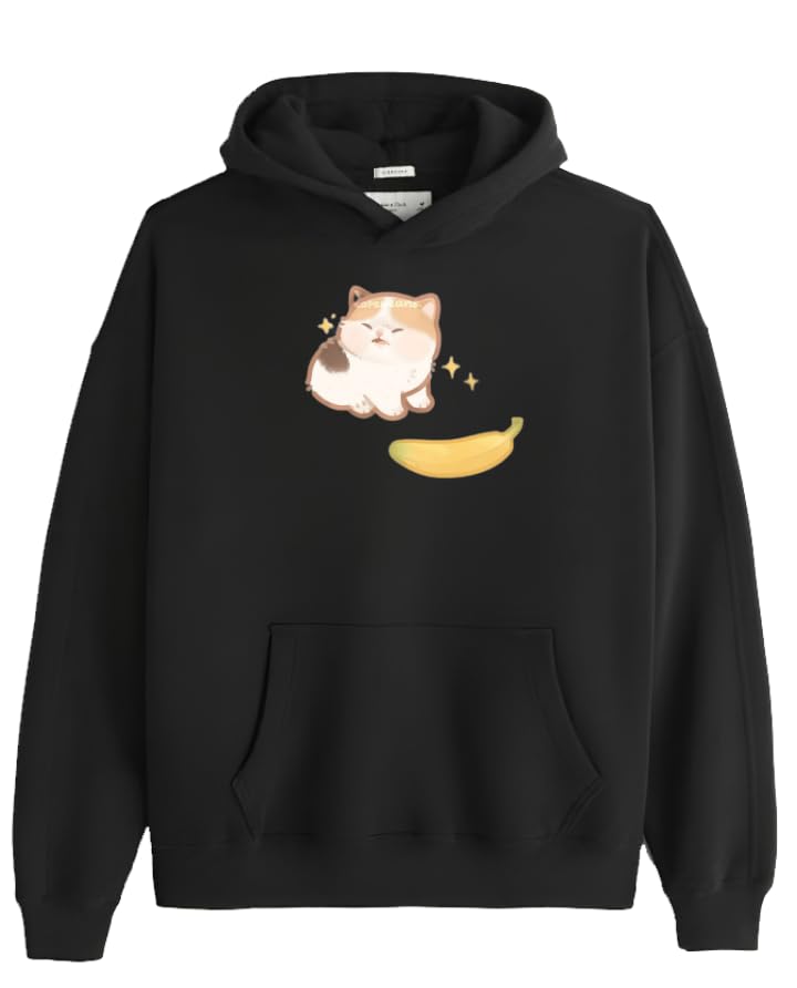 kawaii cute cat kitty black hoodie 51