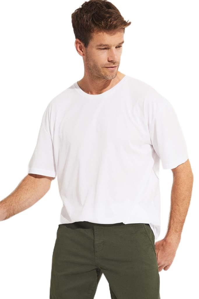 Red Circle Mens Oversize T-Shirt Oversize T-Shirt