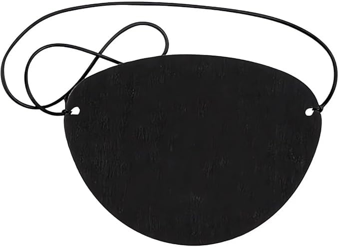 Pirate Eye Patch Black Adjustable Felt Single Eye Masks Eye Mask Eye Mask for Festival Party Cosplay Prop for Kids Adult