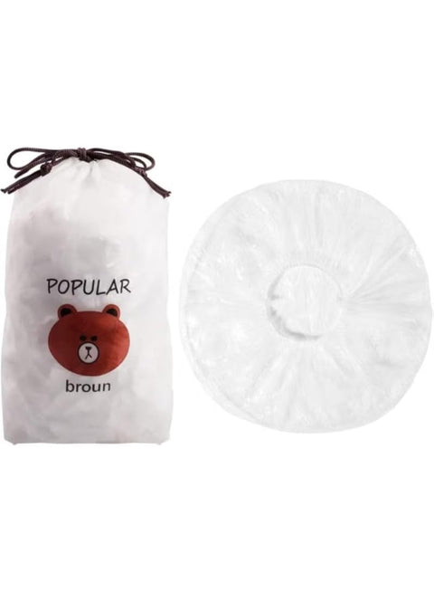 storage bags, stretchable lids for food containers, flexible storage for easy meal and dish preparation, suitable for outdoor family picnics, 100 bags