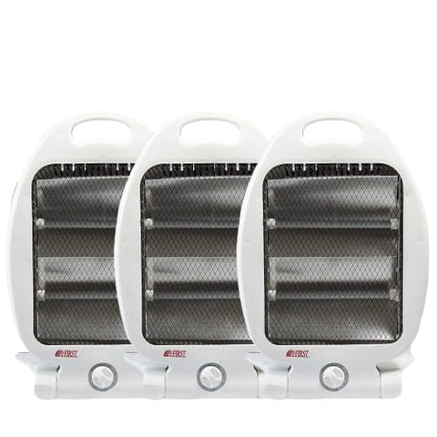 First Quartz Electric Heater with Easy Carry Handle - 600 Watt, 2 Candles and Safety Switch (Piece, Piece, 3)
