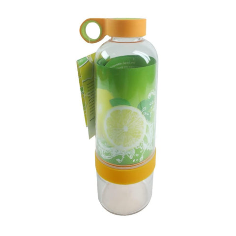 Bottle or juice maker size 24 * 7 cm, equipped with a detachable and installed juicer for making fresh juices