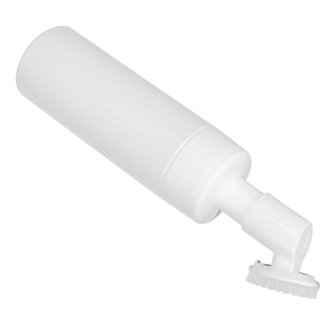 Agatige Foaming Mousse Bottle, Plastic Refillable with Silicone Brush Foam Pump Bottle for Soap Facial Cleanser (150ml)