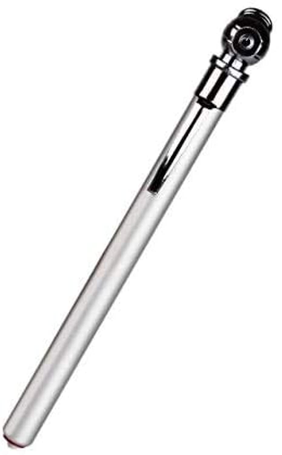 Car Tyre Tire Air Pressure Test Meter Gauge Pen Silvery