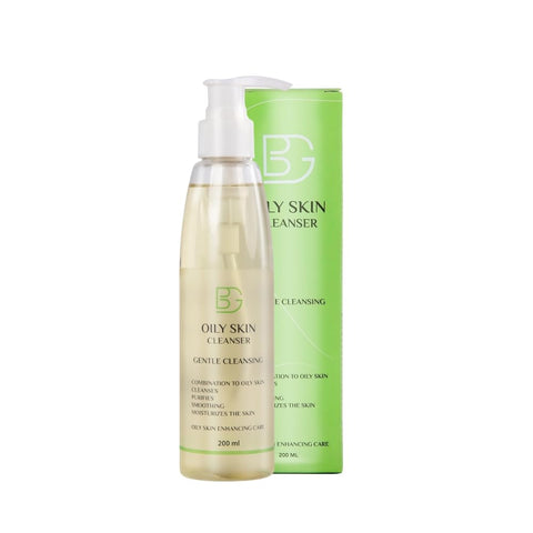 BG Oily Cleanser – 200 ml –Deeply Cleanser for Combination to Oily Skin - Removes Impurities and Regulates Sebum Production - Gentle Formula