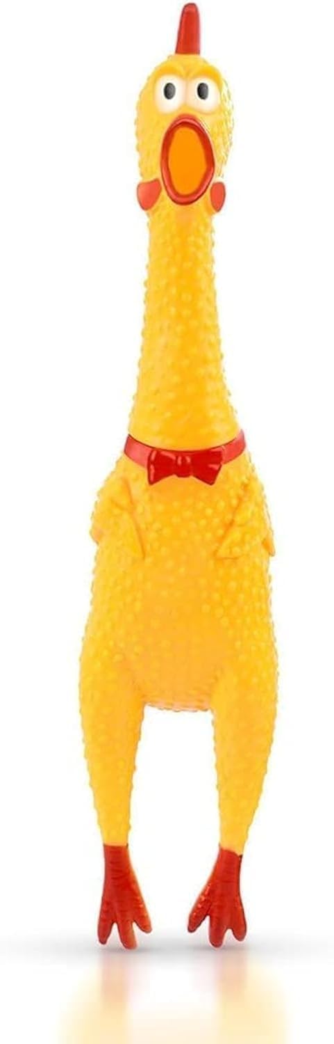 31 CM Screaming Chicken Squeeze Sound Toy Pets Shrilling Decompression Tool